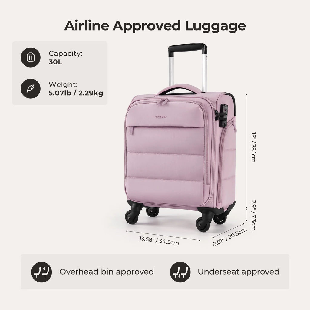 Bagsmart 16 Personal Item Carry on Luggage