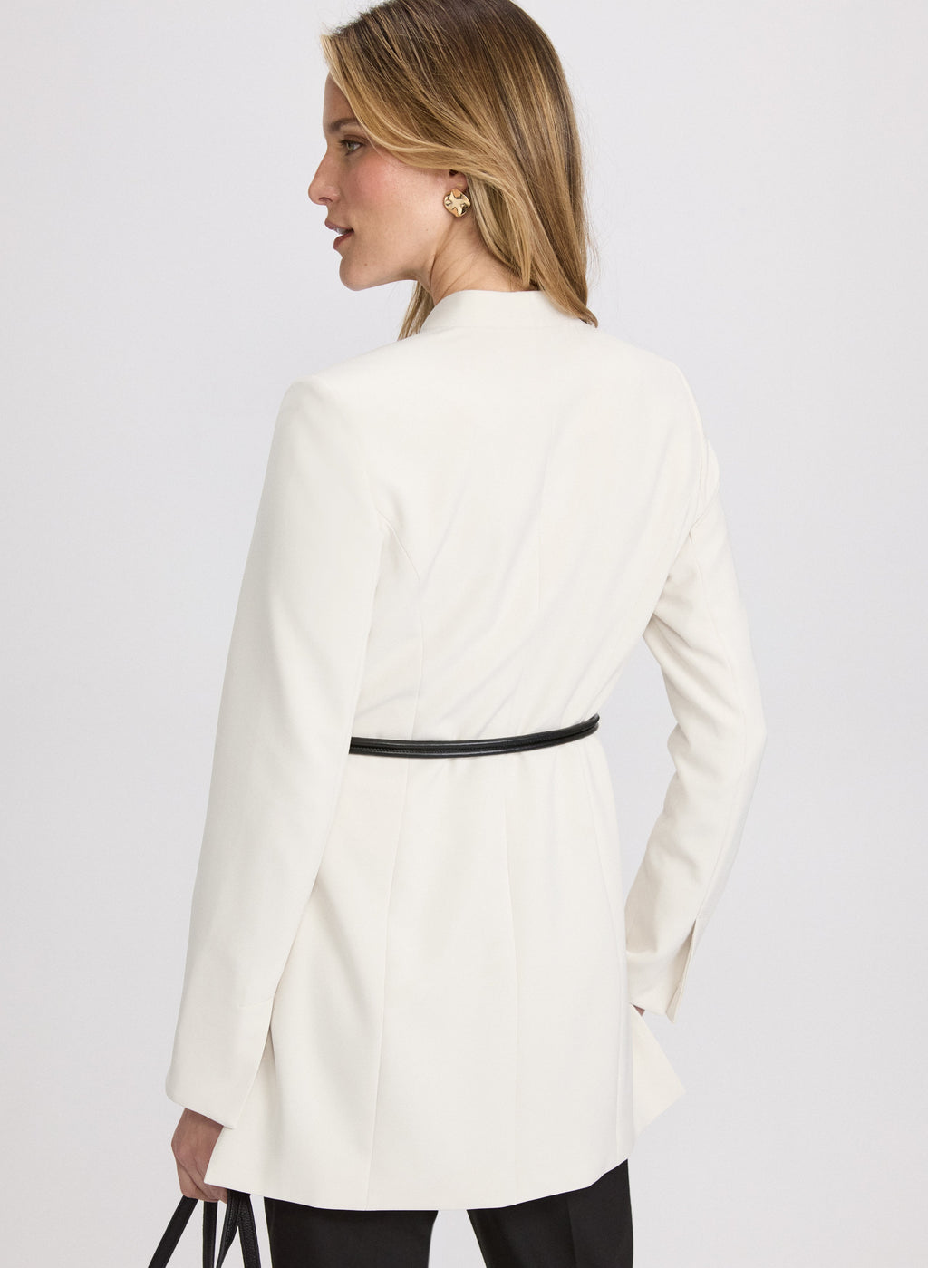Belted Longline Blazer