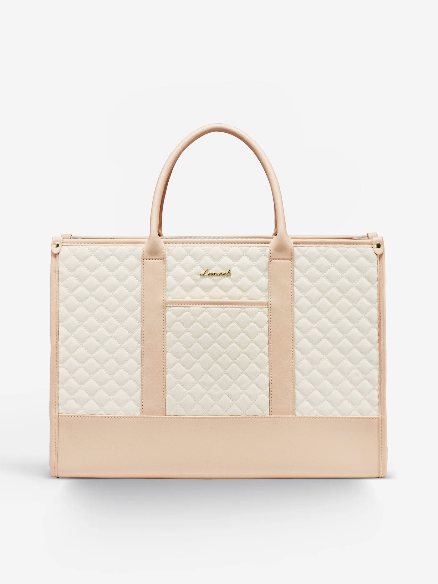 2 Pcs Quilted Laptop Tote Bag, 15.6 17