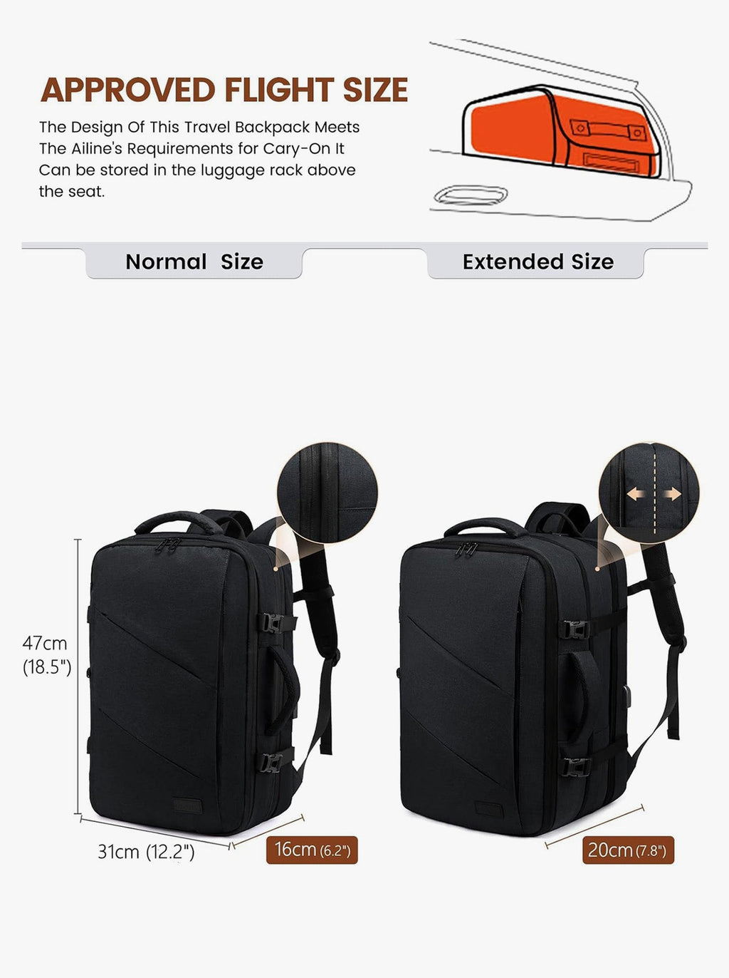 4Pcs Cloudwalker Ⅰ Backpack, 30L 40L