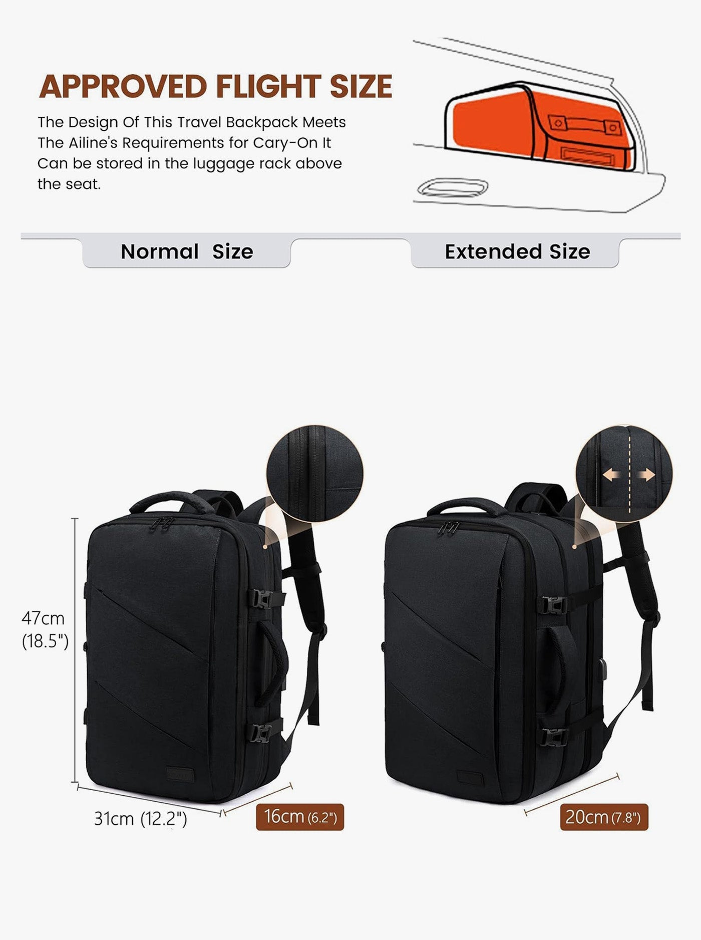 4Pcs Cloudwalker Ⅰ Backpack, 30L 40L