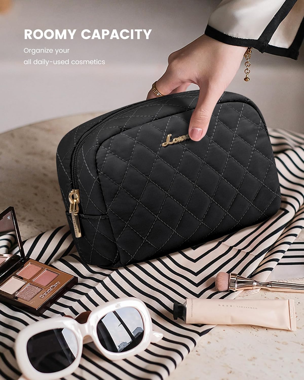 2Pcs Duffel Bag with Toiletry Bag