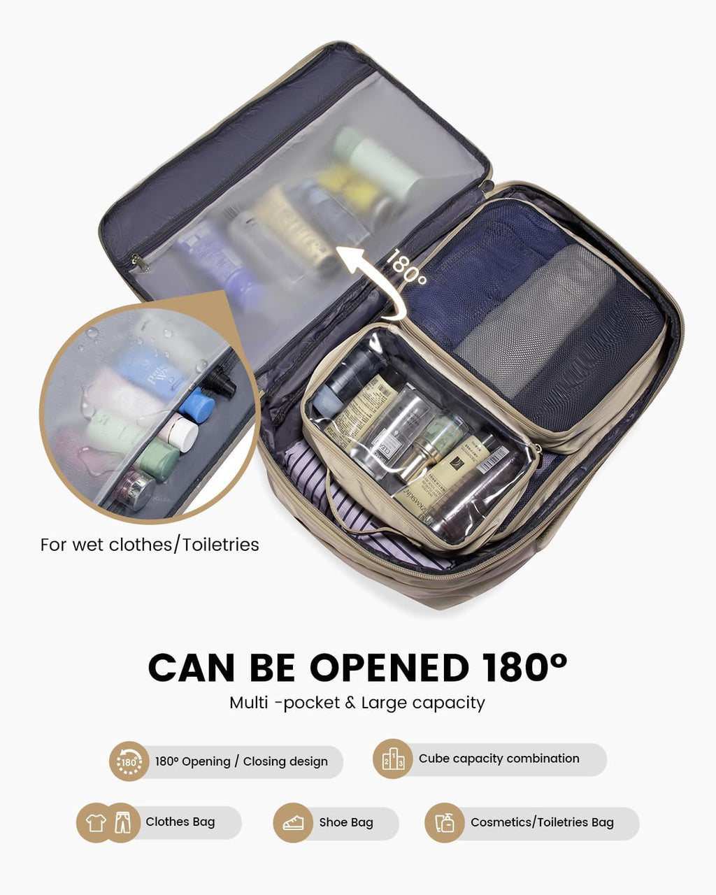 5Pcs Carry on Travel Backpack 40L/45L, 1995