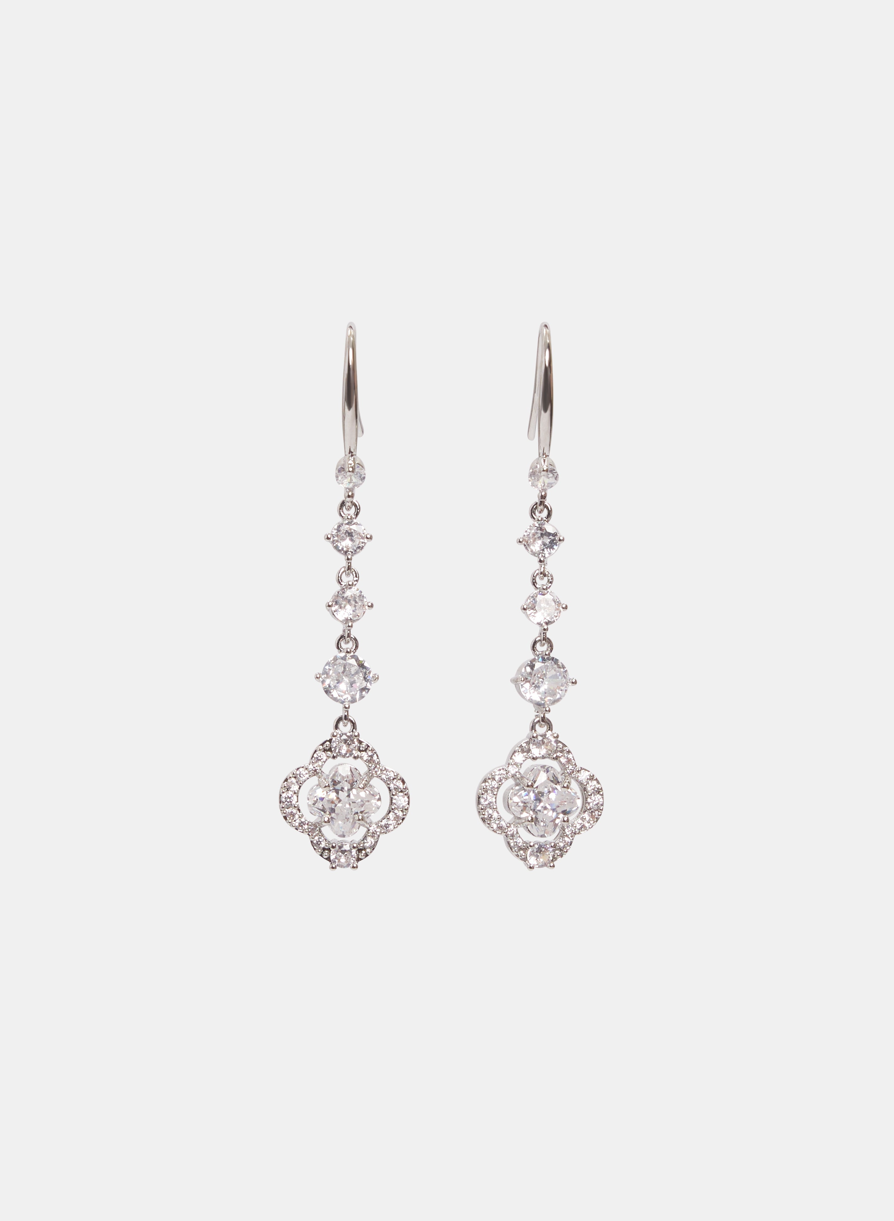 Crystal Clover Earrings