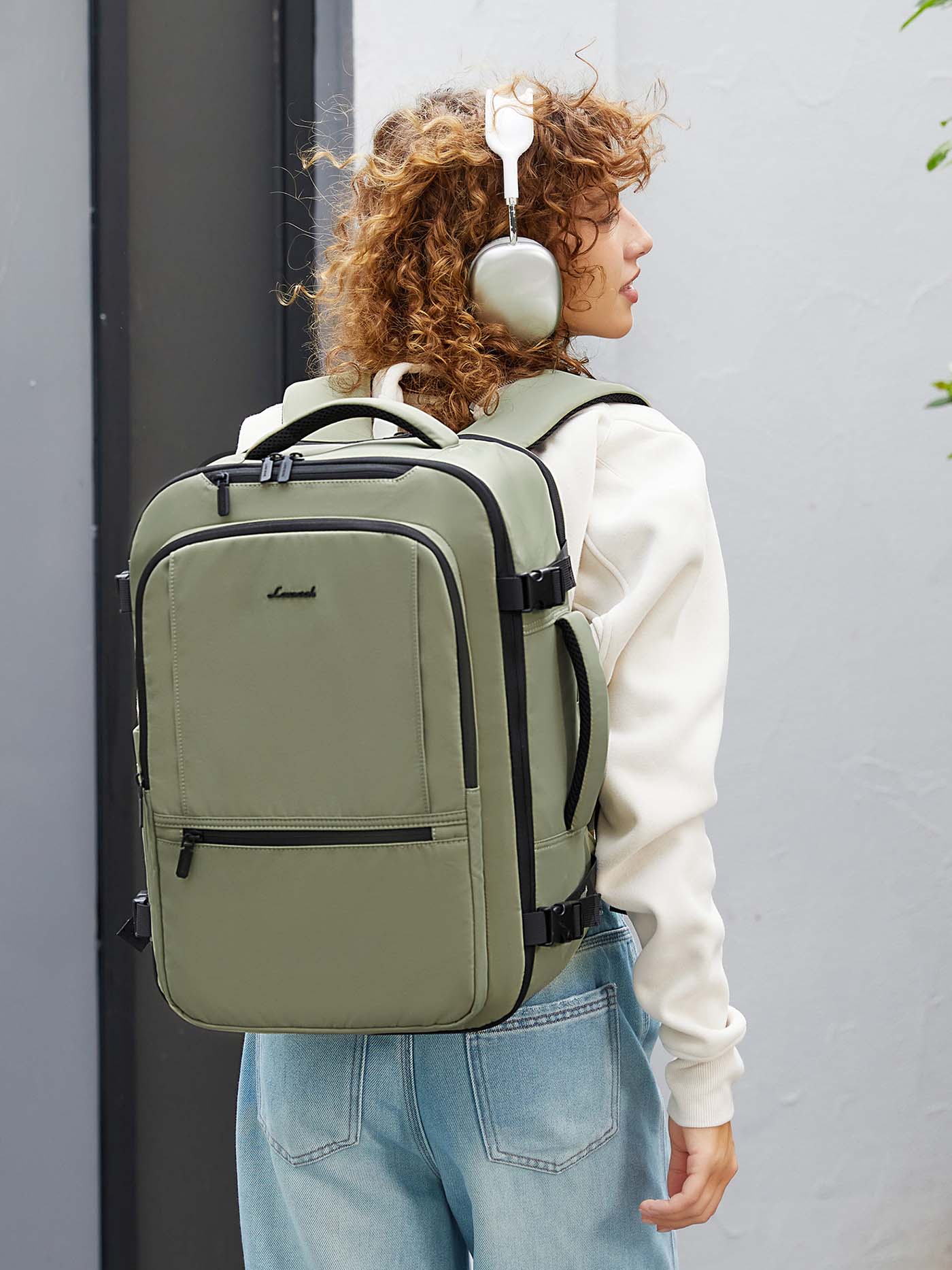 4Pcs Travel Backpack, 30-50L