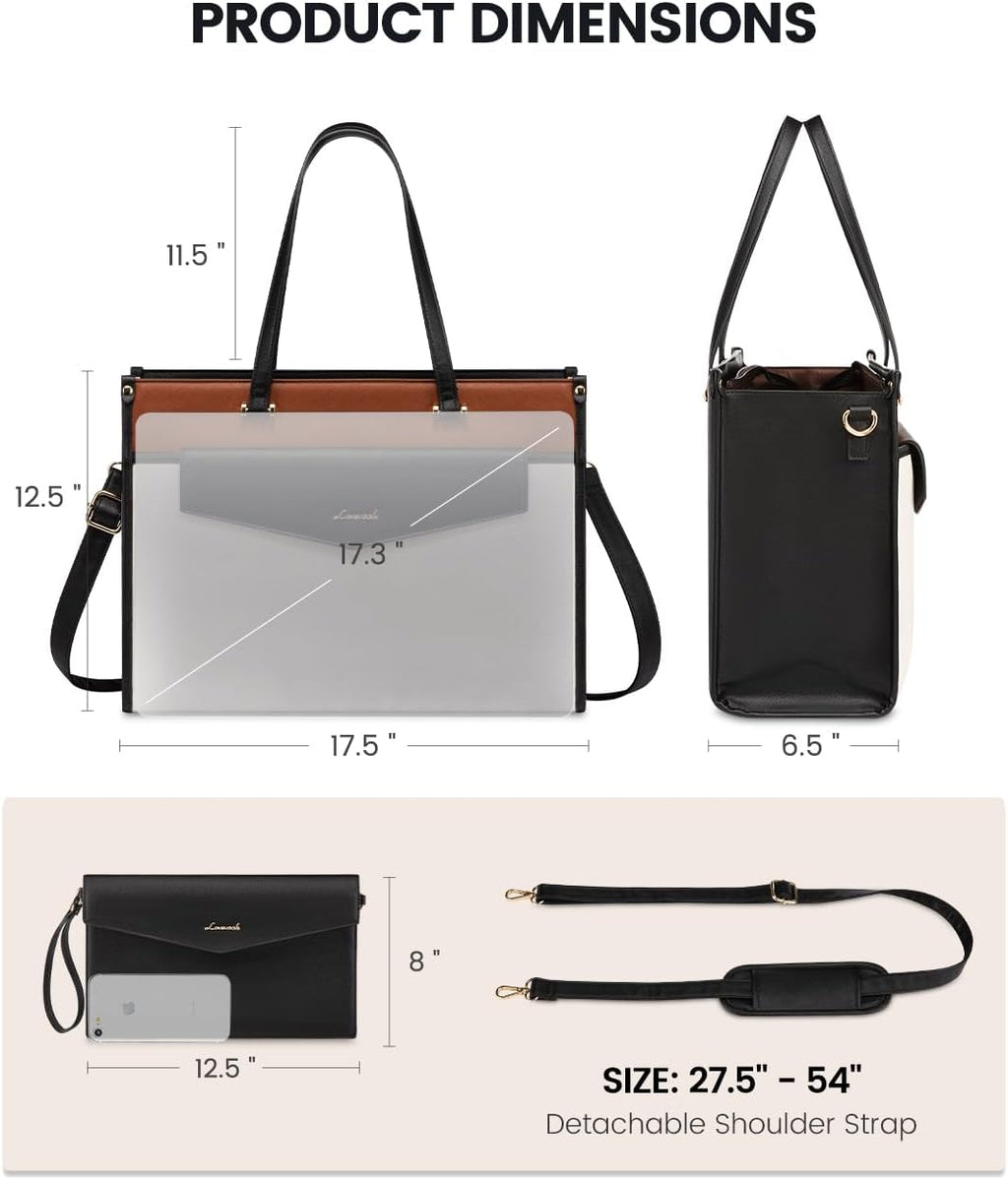 2-in-1 Laptop Tote, 15.6 17.3