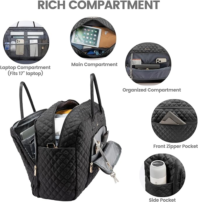 2Pcs Weekender Bag, 17