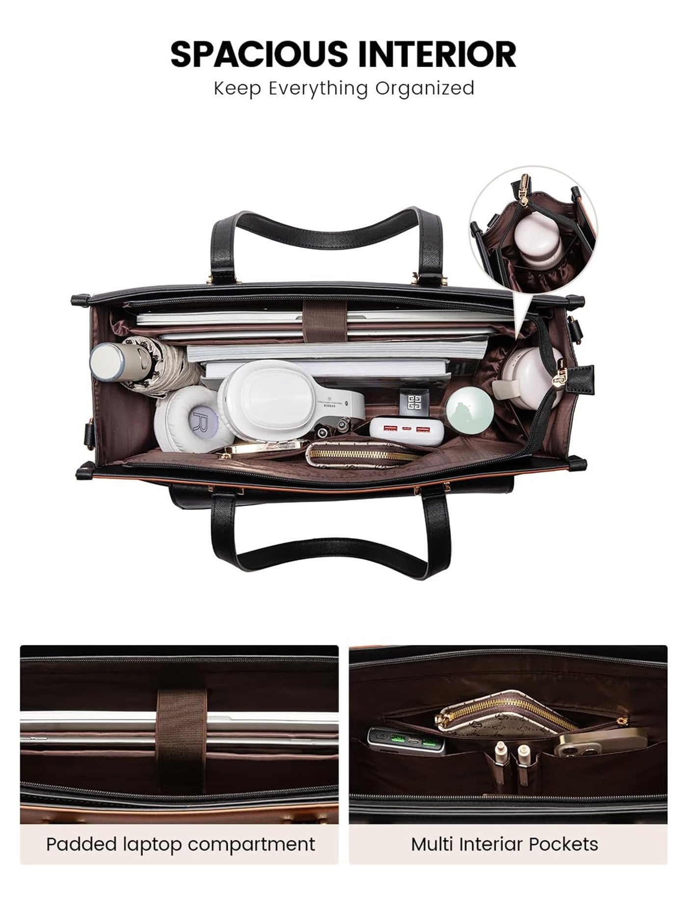 2-in-1 Laptop Tote, 15.6 17.3