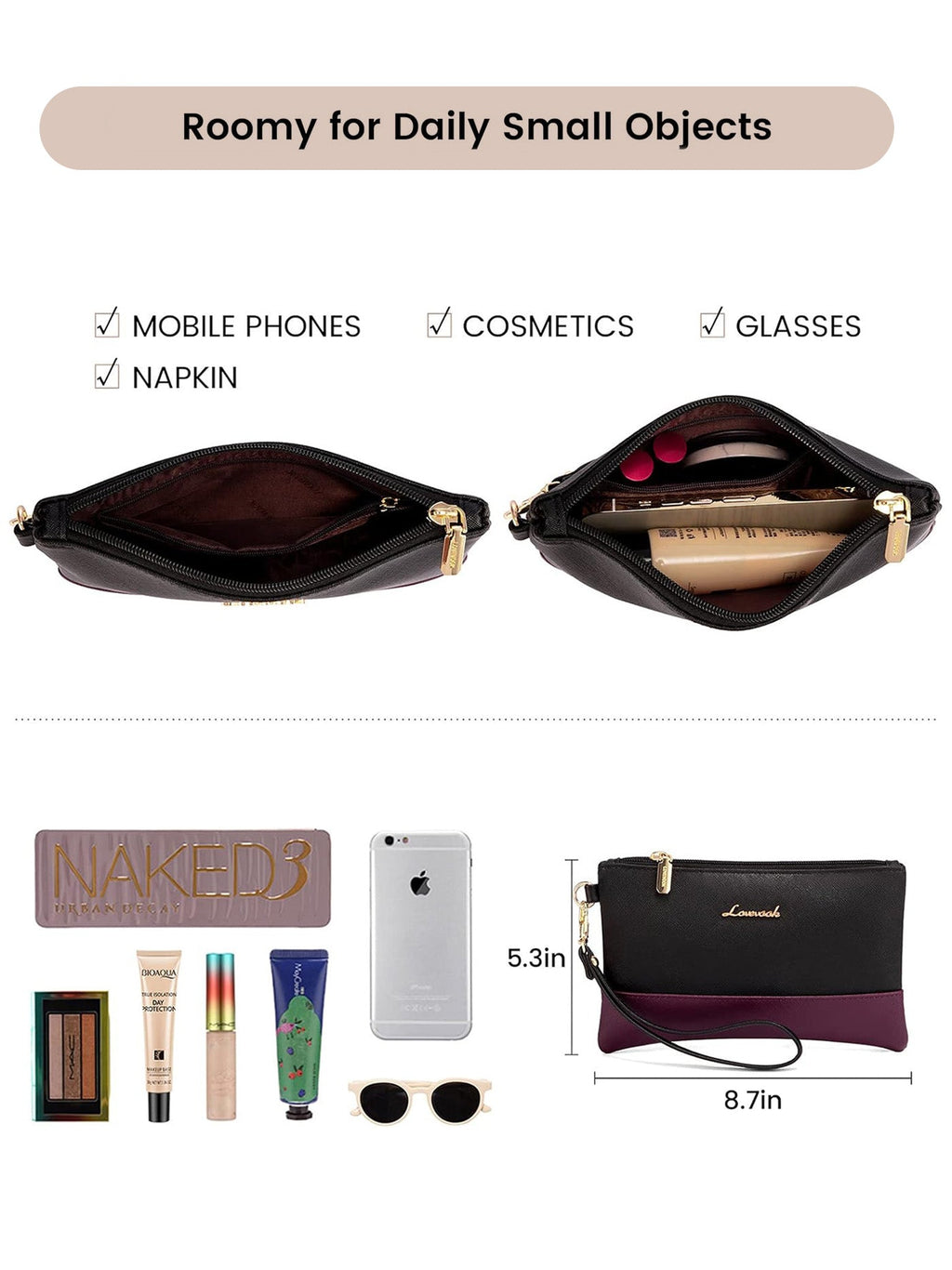 2Pcs Aphrodite Tote Bag, 15.6