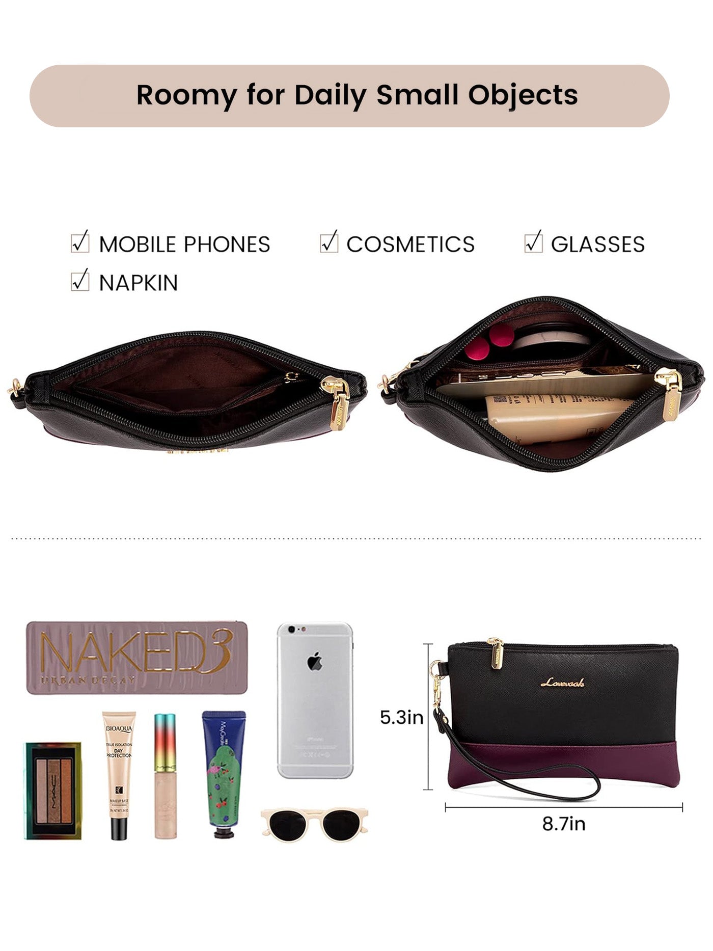 2Pcs Aphrodite Tote Bag, 15.6