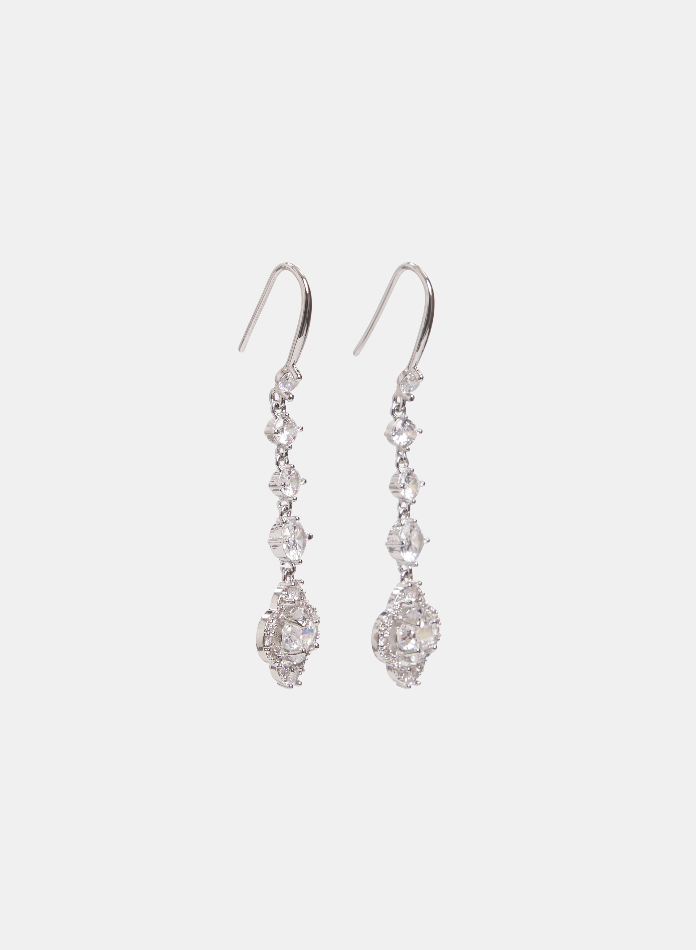 Crystal Clover Earrings