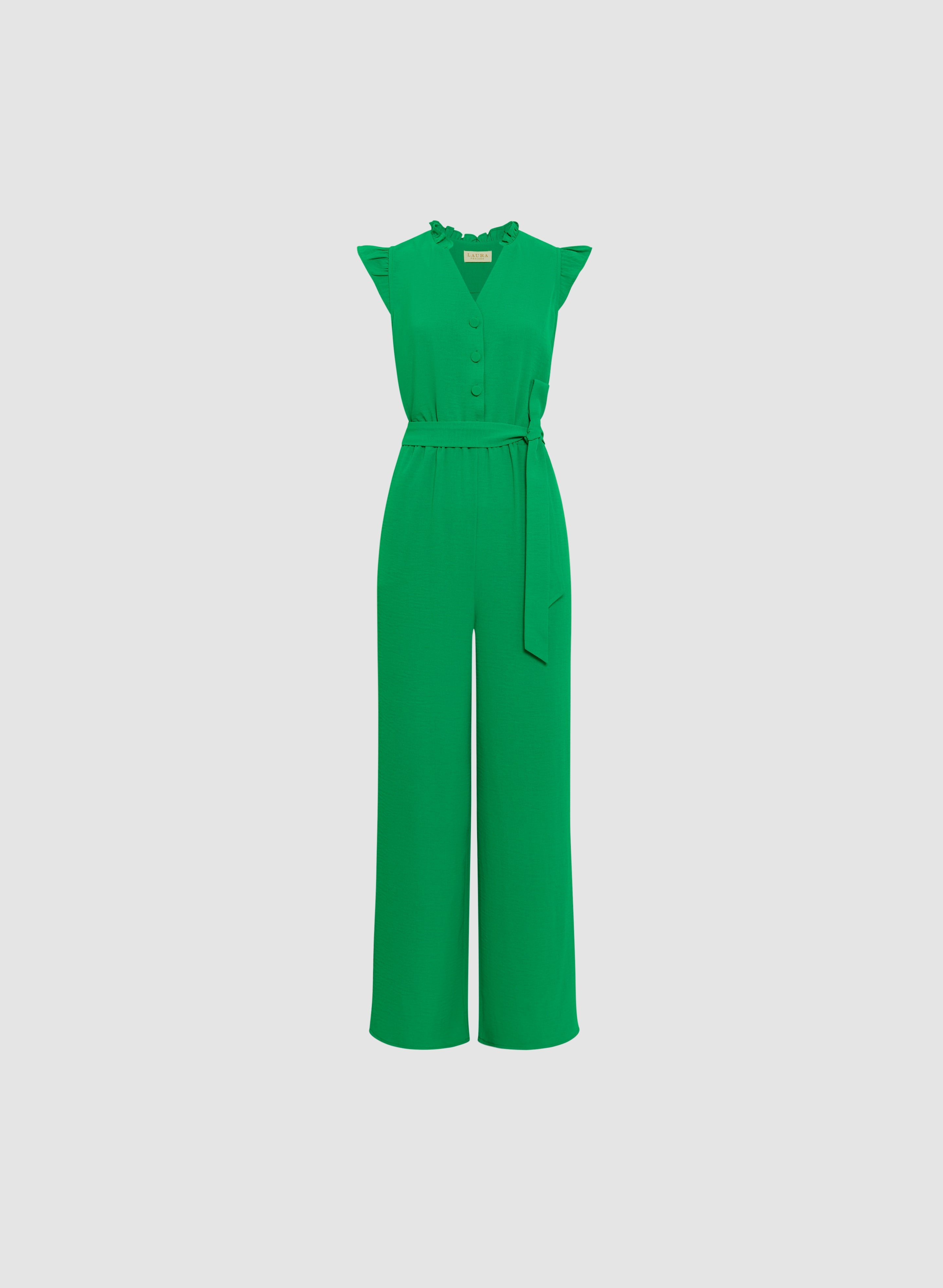 Button Down Jumpsuit