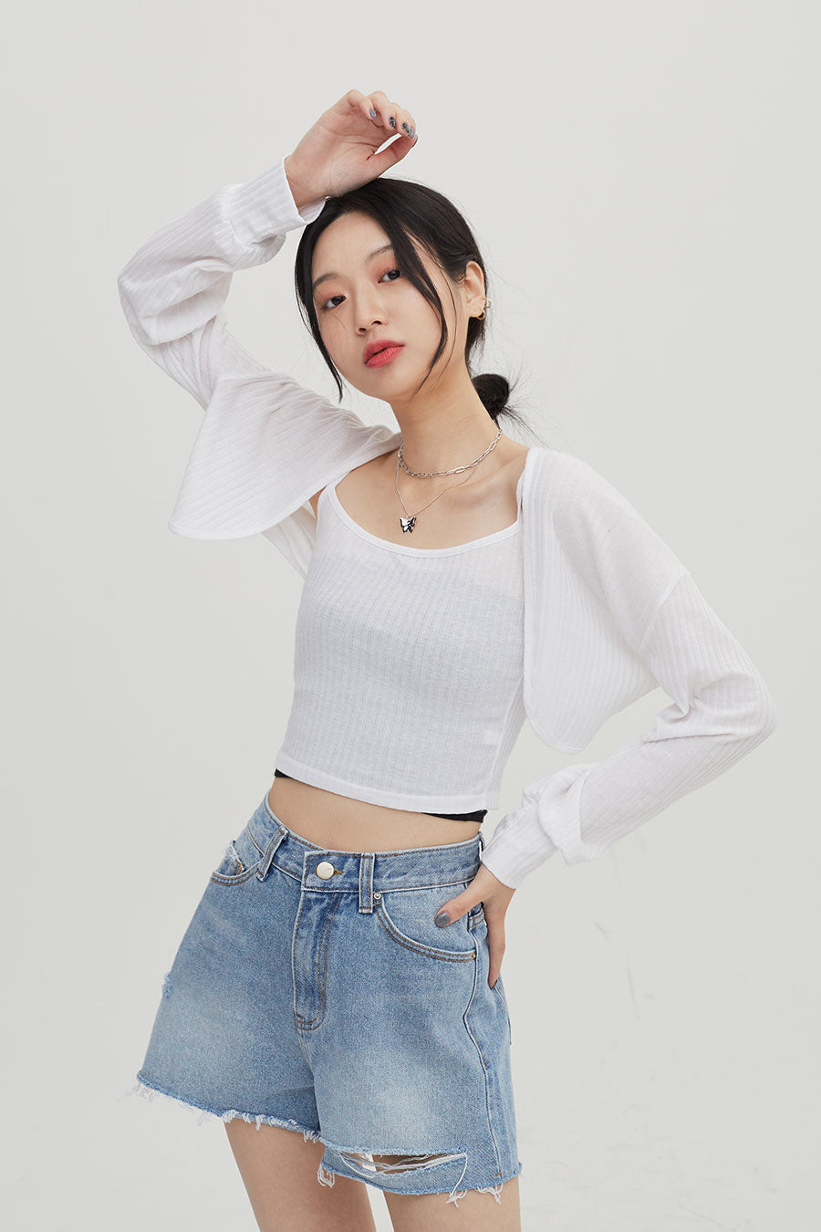 Butterfly Pendant Chain Necklace CM6