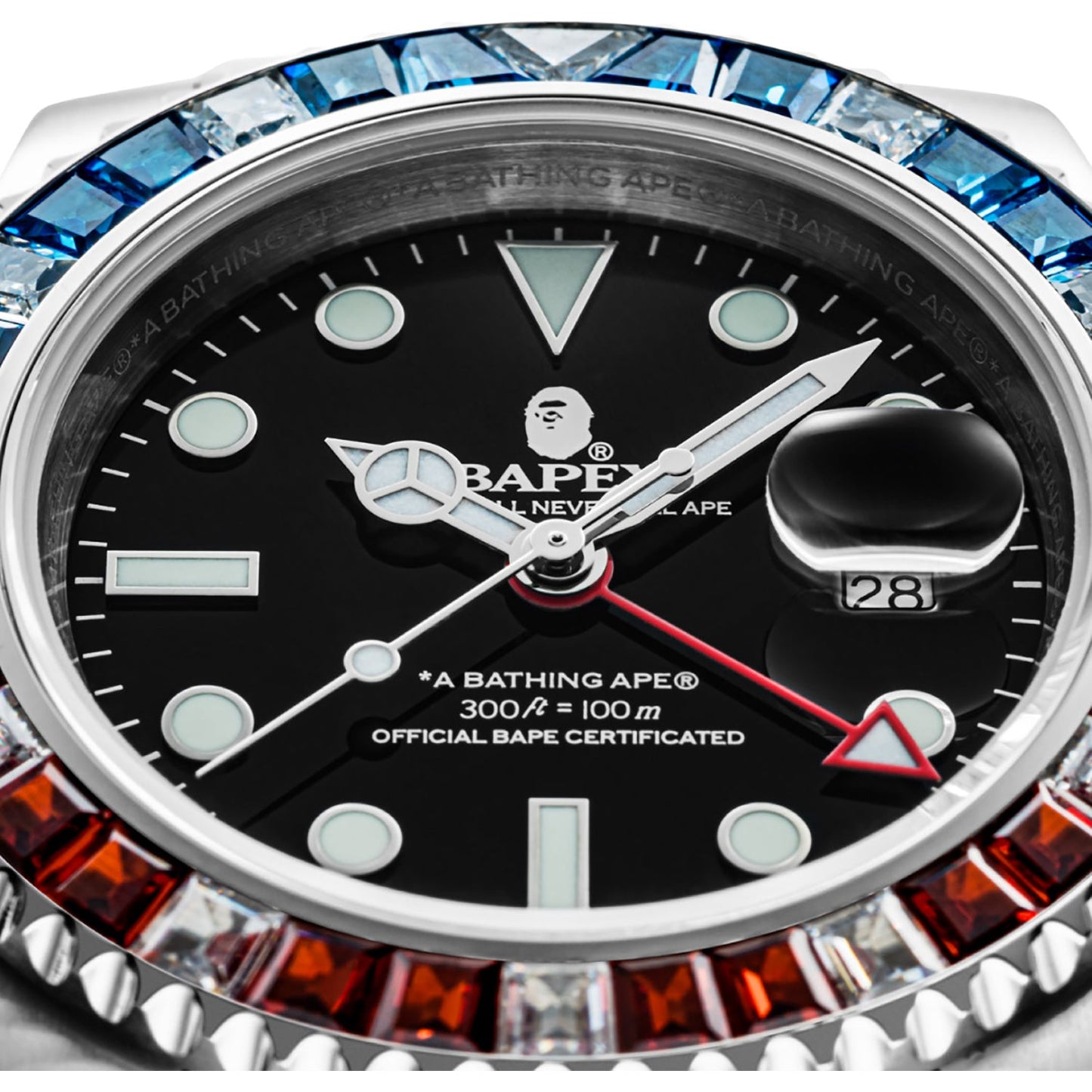 TYPE 2 BAPEX CRYSTAL STONE MENS