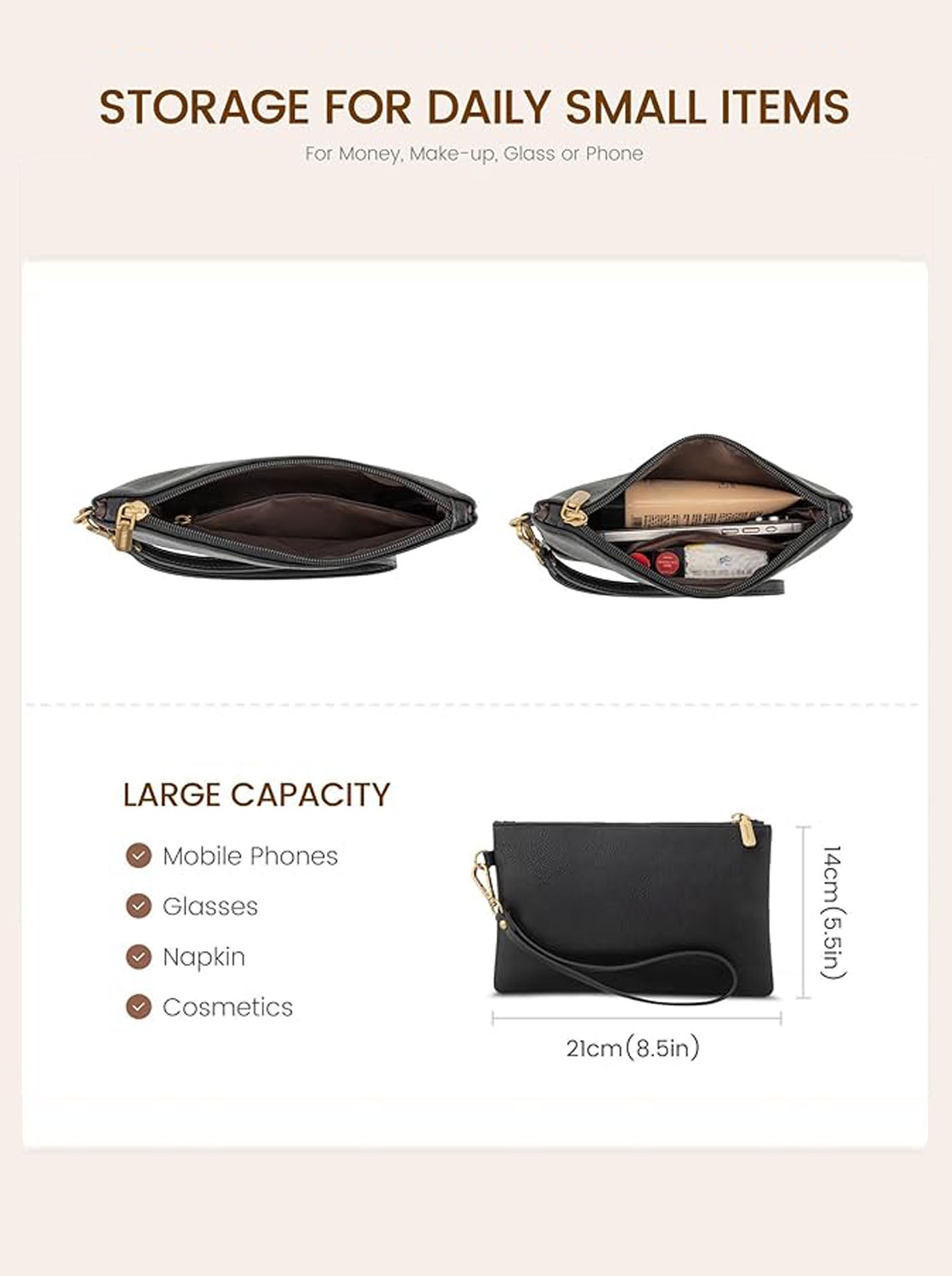 2Pcs Vintage Leather Laptop Bag, 15.6