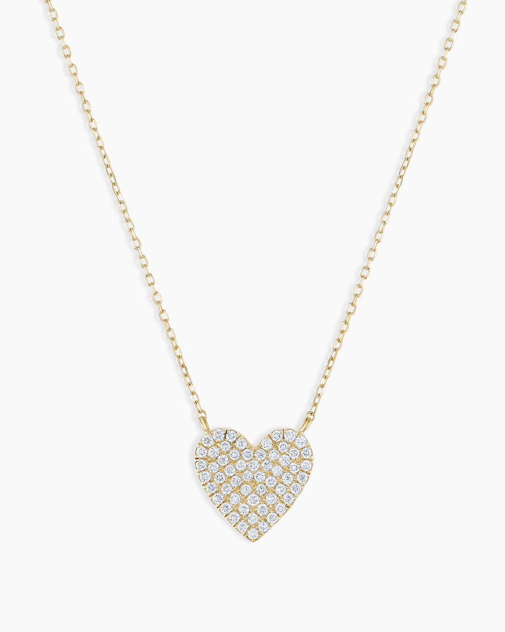 Diamond Pavé Heart Necklace