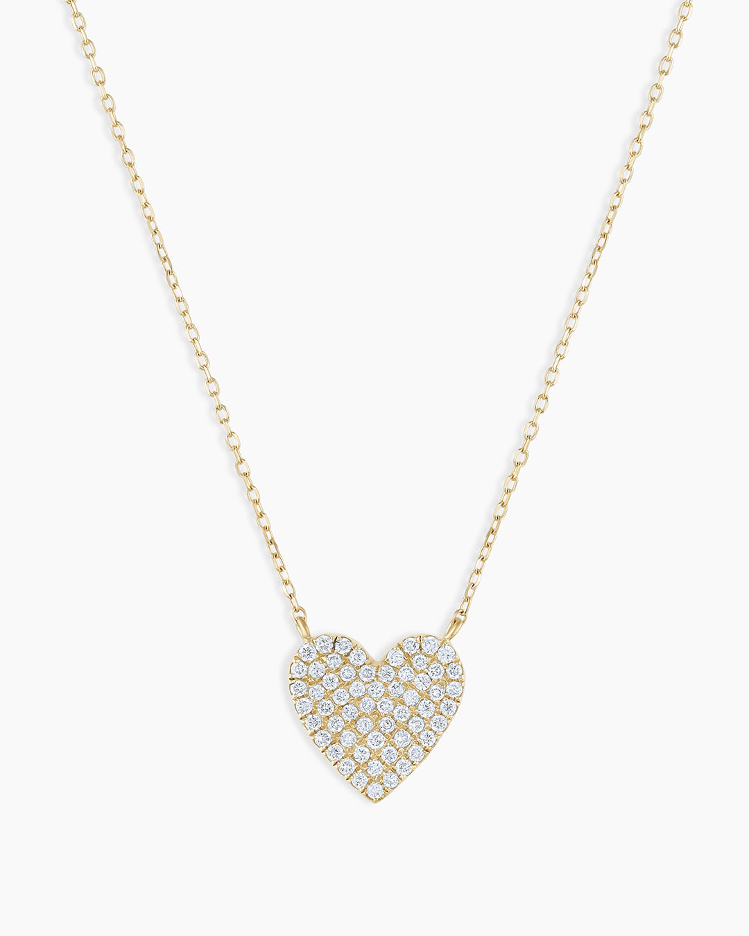 Diamond Pavé Heart Necklace