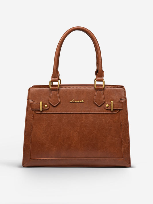 2Pcs Leather Handbag and Purse
