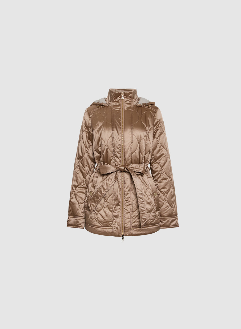 Belted Puffer Coat