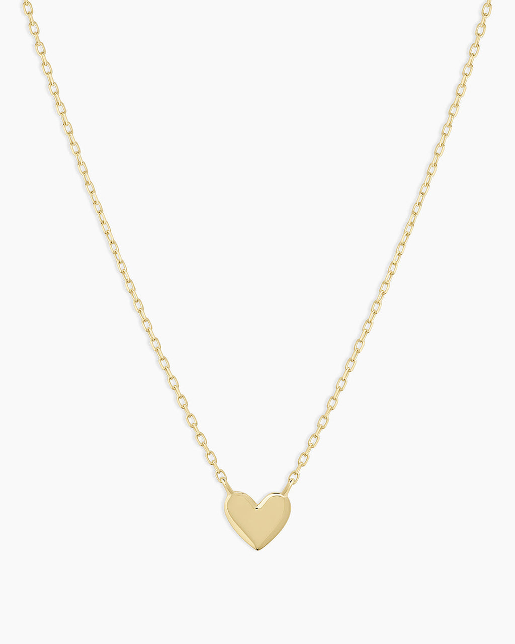 14k Gold Heart Mini Necklace