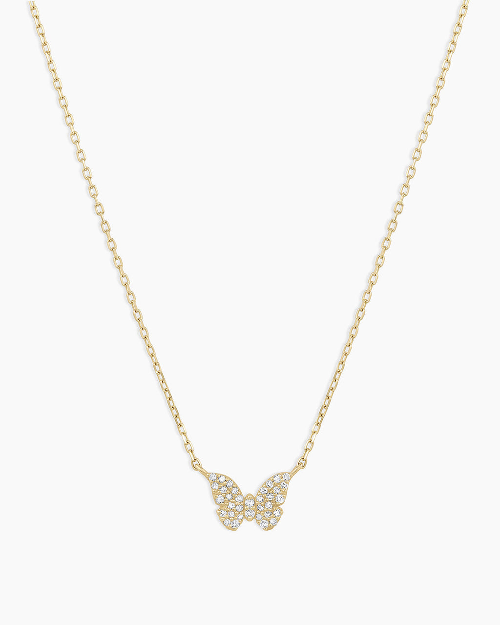 Diamond Butterfly Necklace