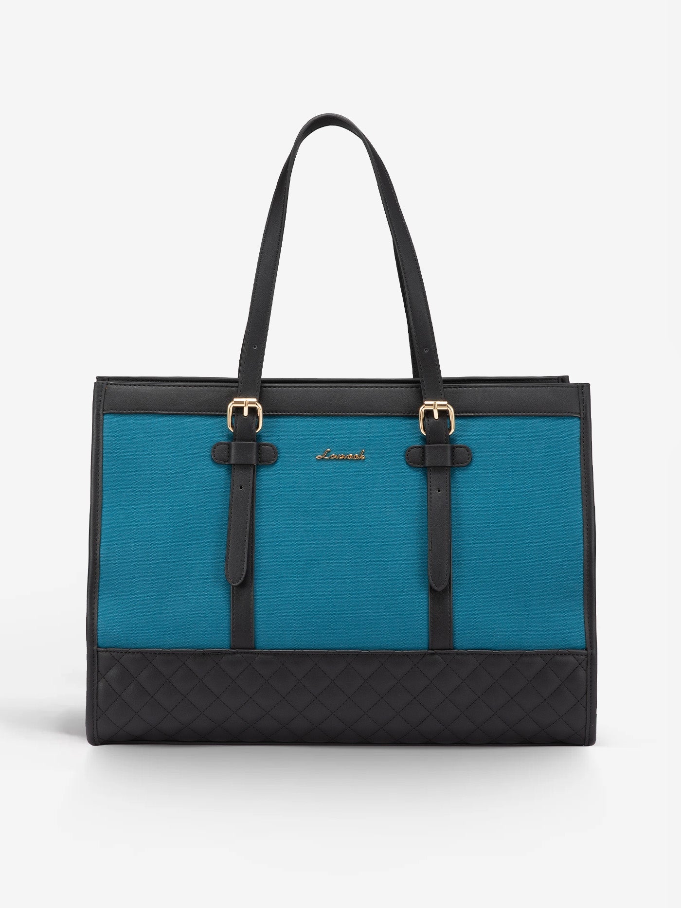 2Pcs Canvas Laptop Tote Bag, 15.6