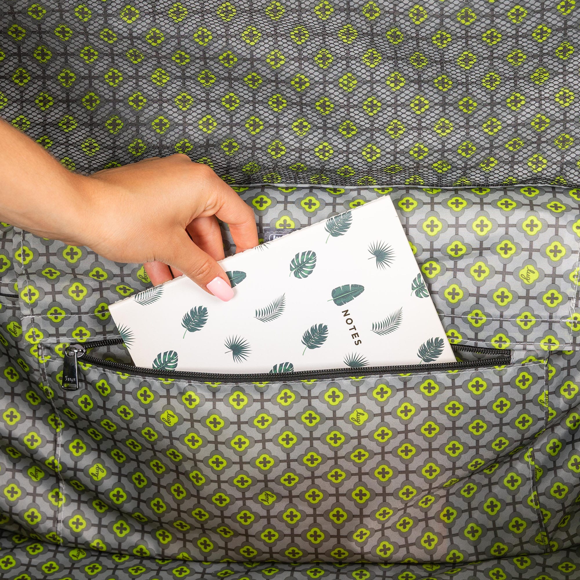 Box Truck Hard Sided Wheelie Checked Bag