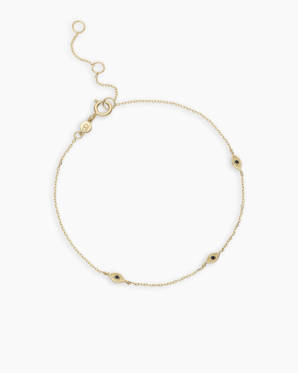 Black Onyx Evil Eye Bracelet