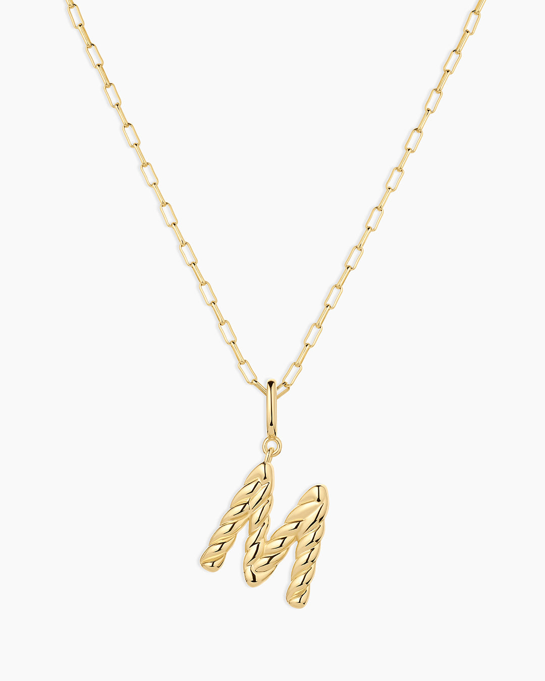Crew Alphabet Statement Charm Necklace