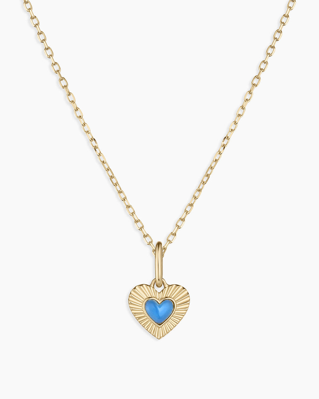 14k Gold It's a Boy Charm Necklace