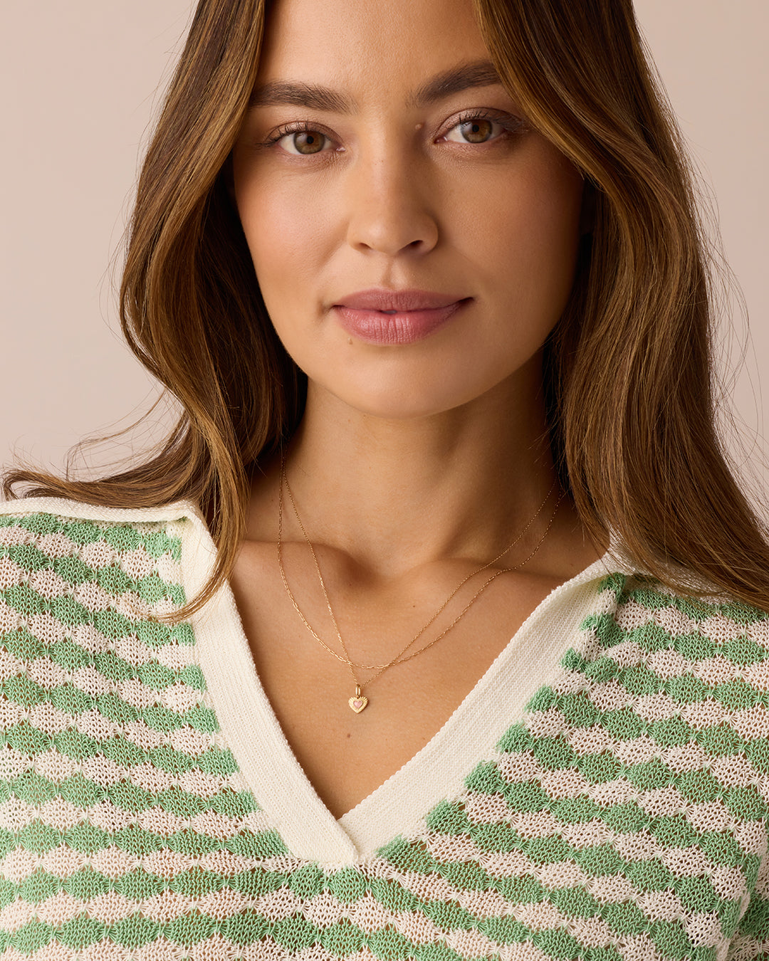 14k Gold It's a Girl Charm Necklace