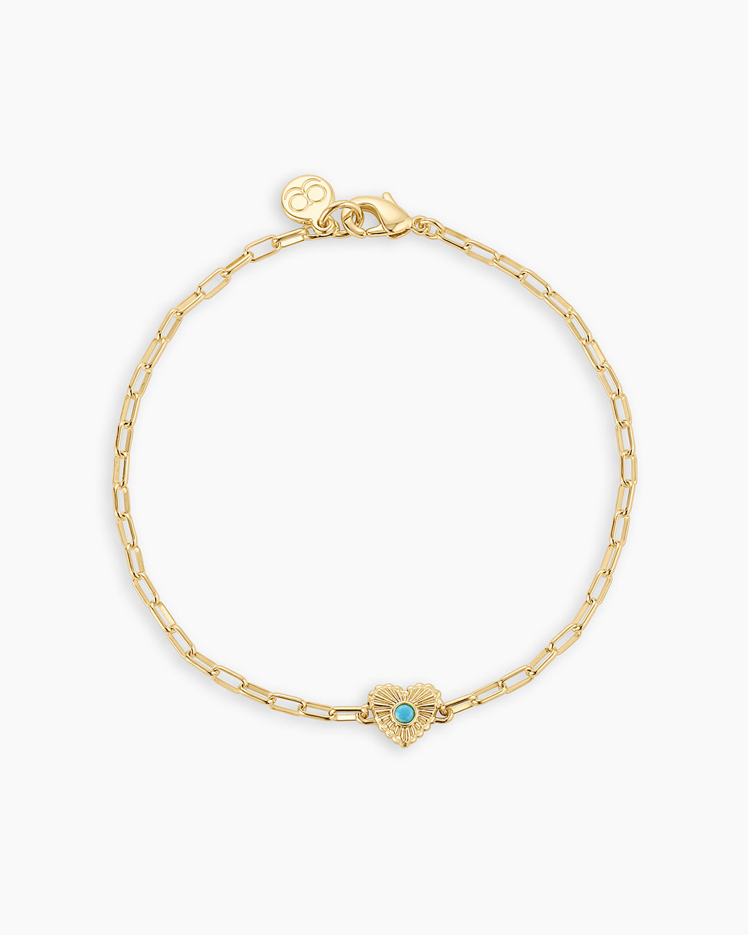 Birthstone Heart Bracelet