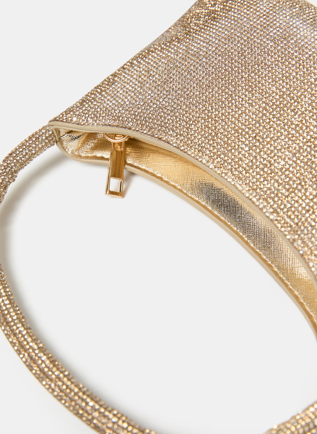 Crystal Carry Handle Clutch