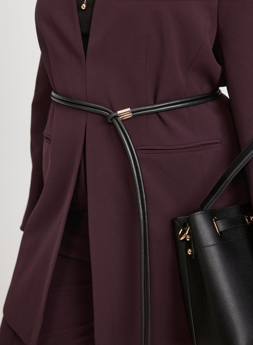 Belted Longline Blazer