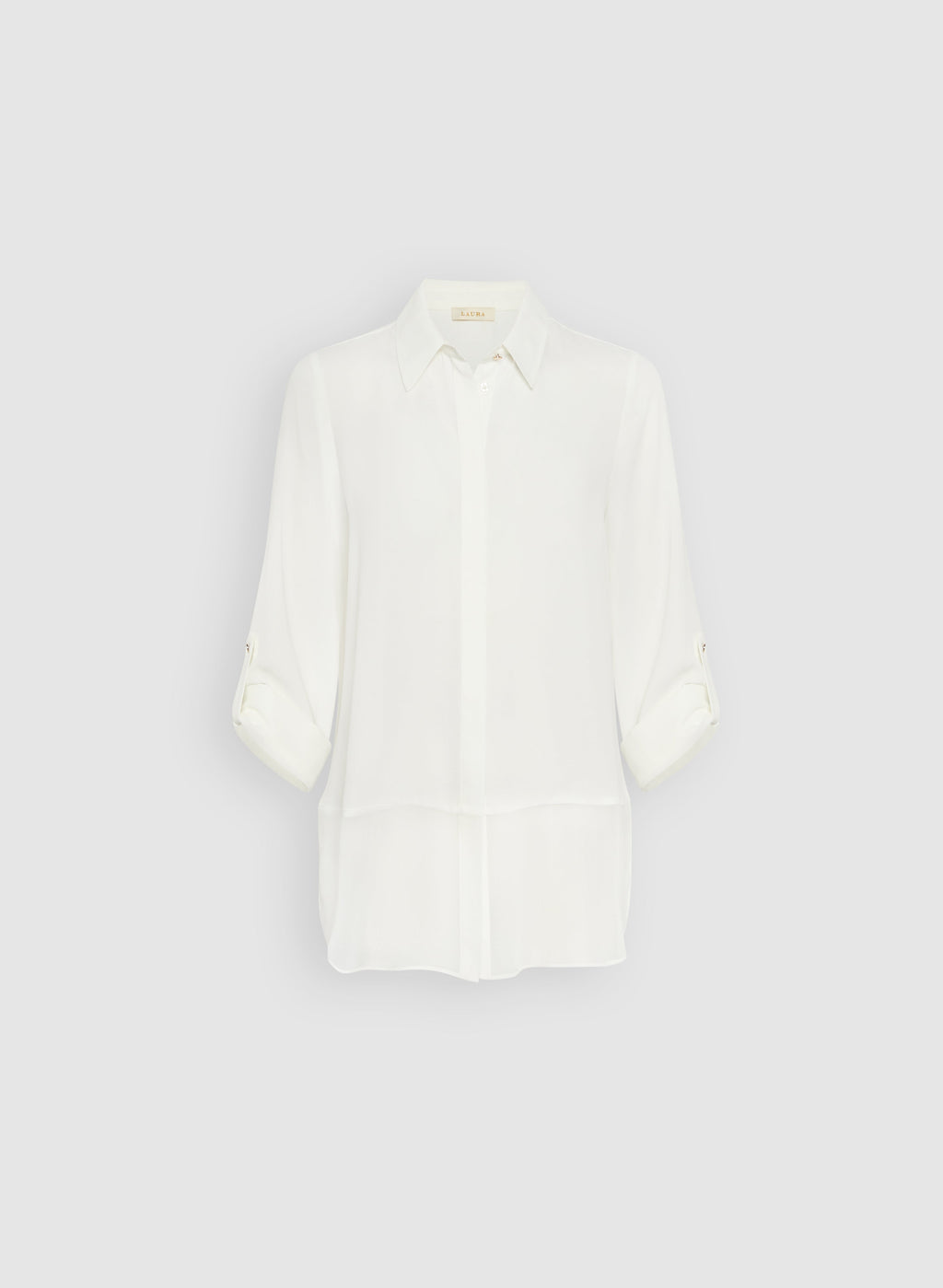 Button-Down Tunic Blouse