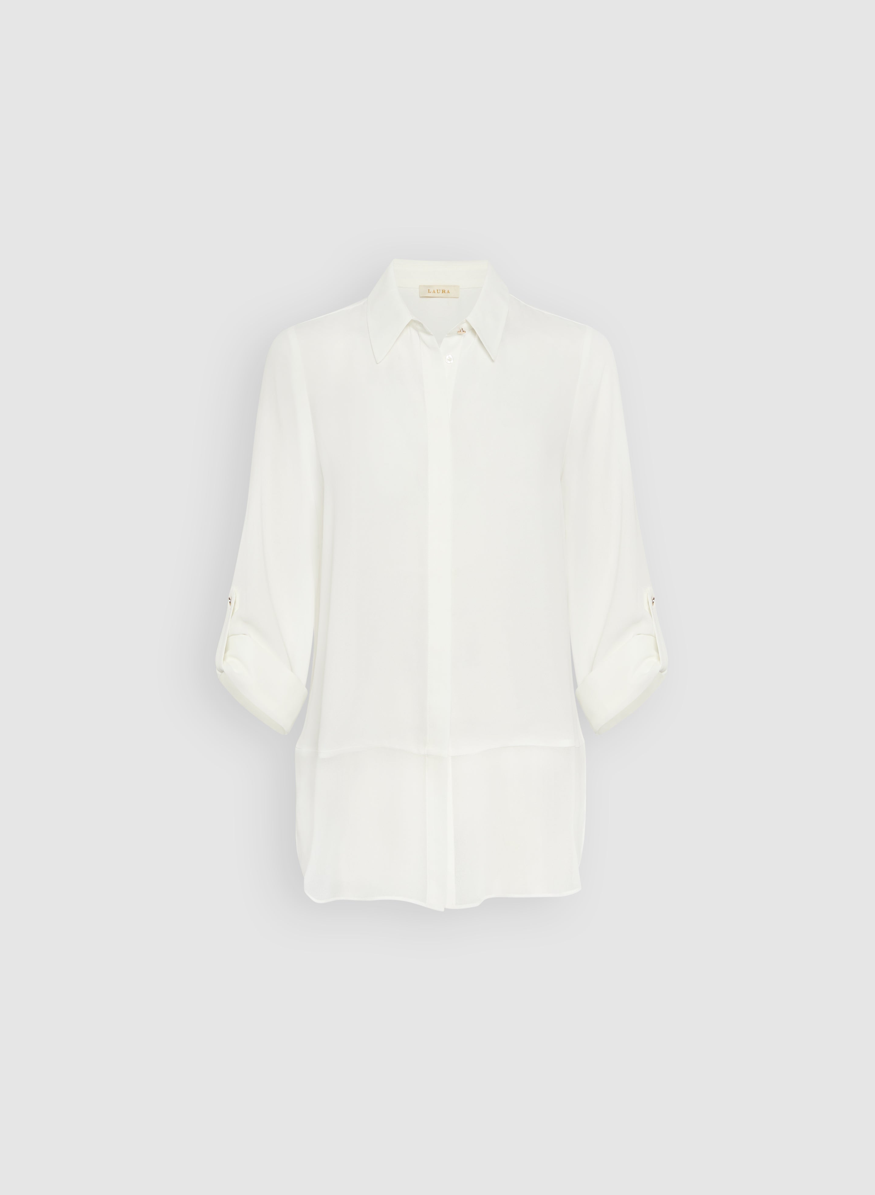 Button-Down Tunic Blouse