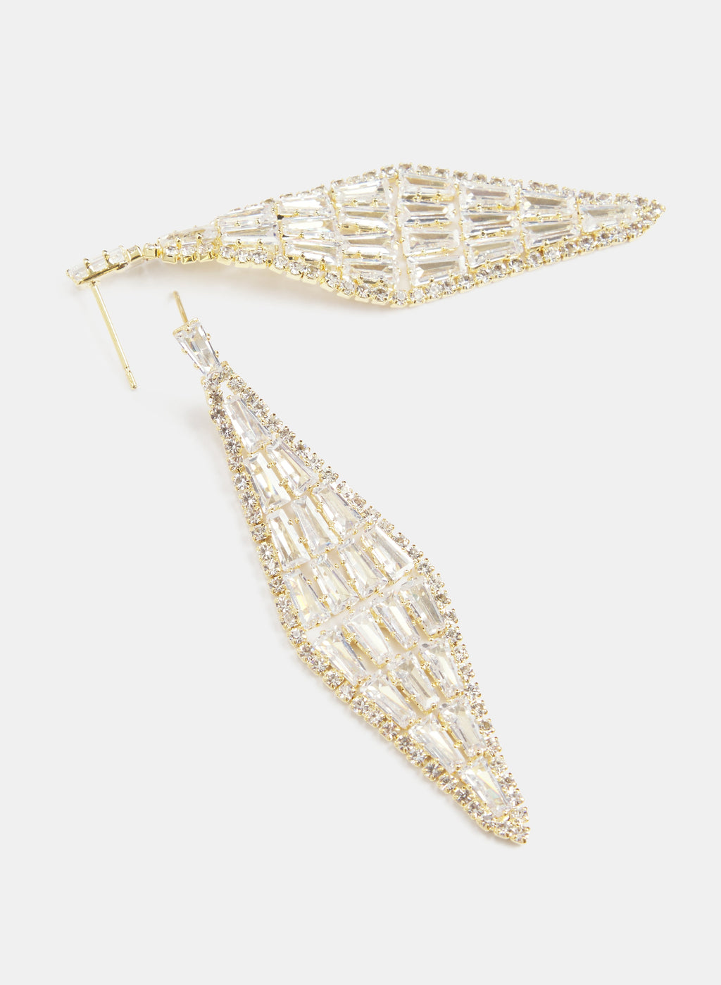 Baguette Chandelier Earrings