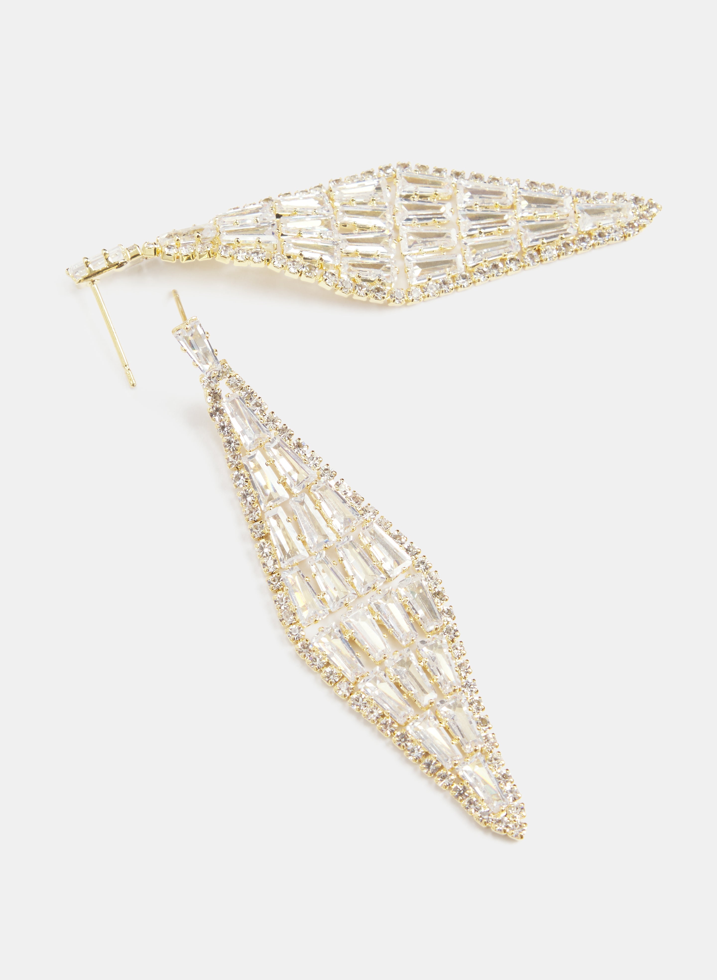 Baguette Chandelier Earrings