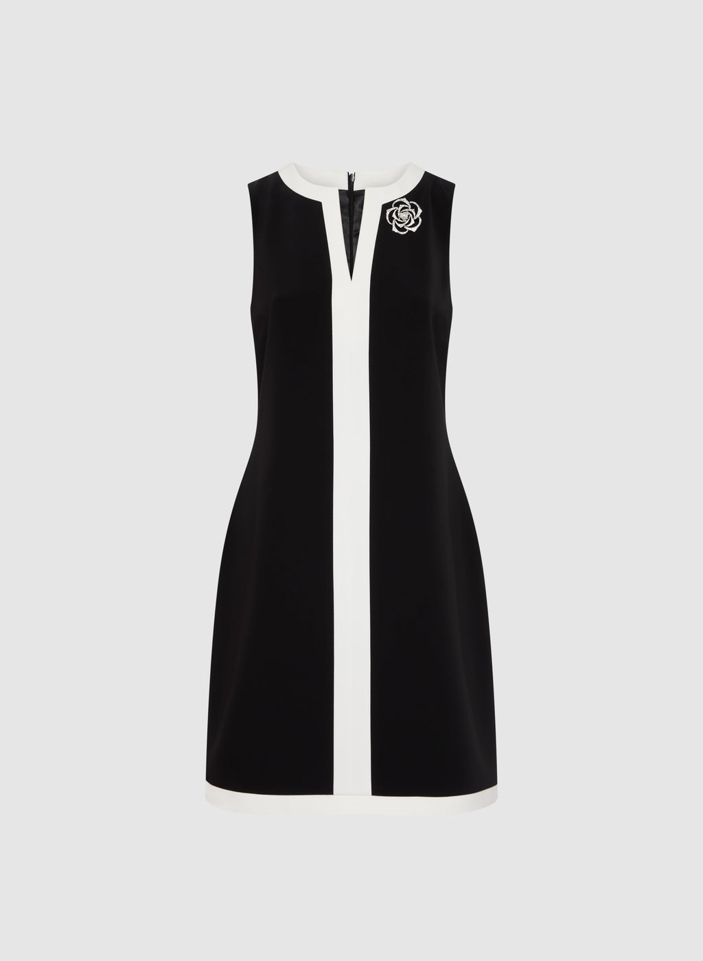 Contrast Trim Dress