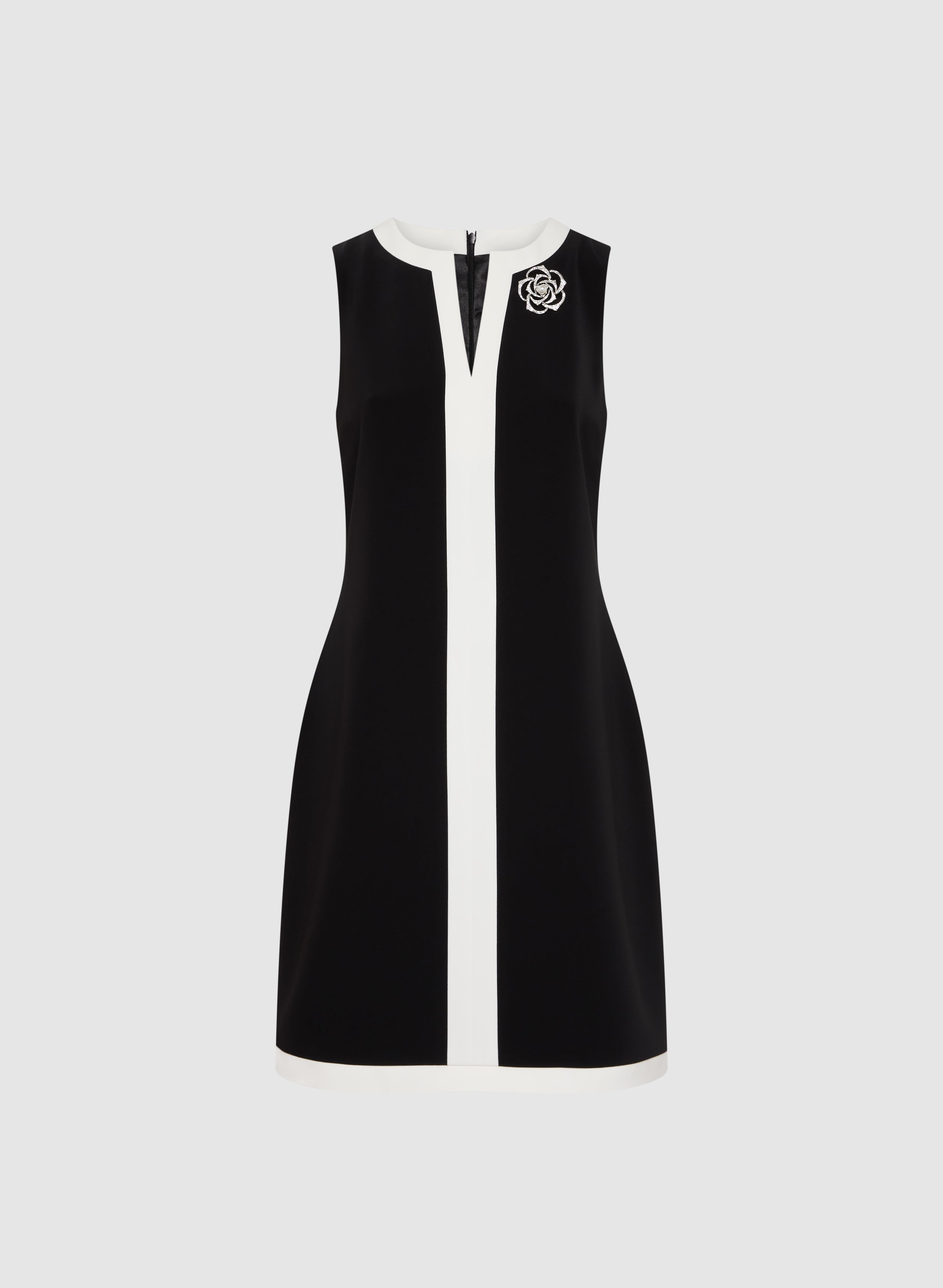 Contrast Trim Dress