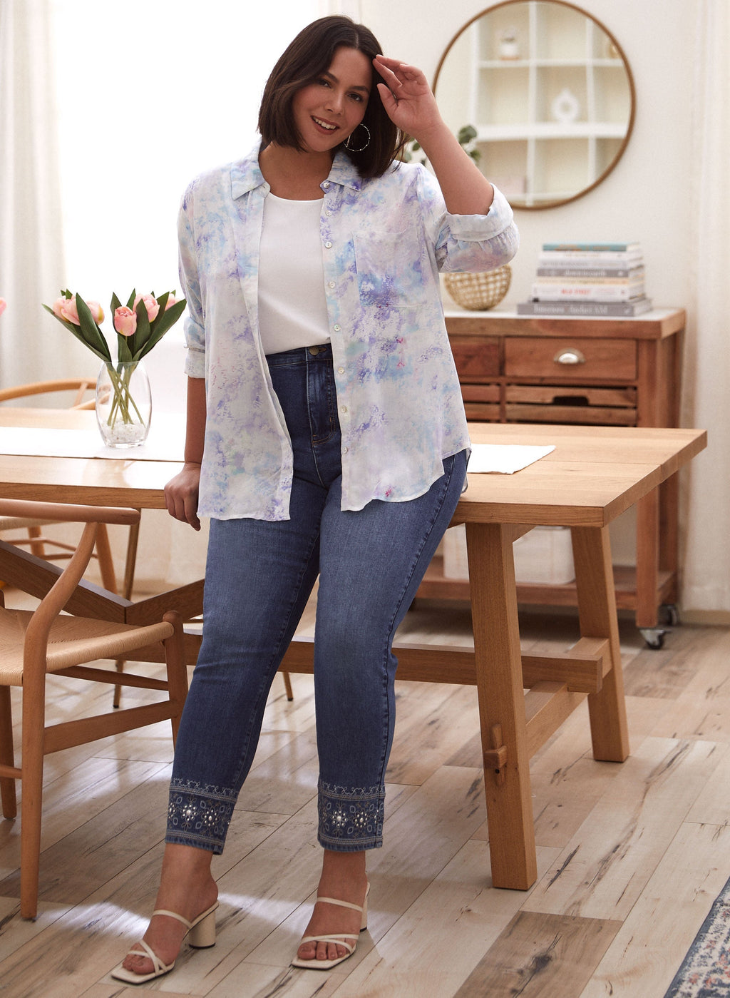 Dex - Tie-Dye Print Top