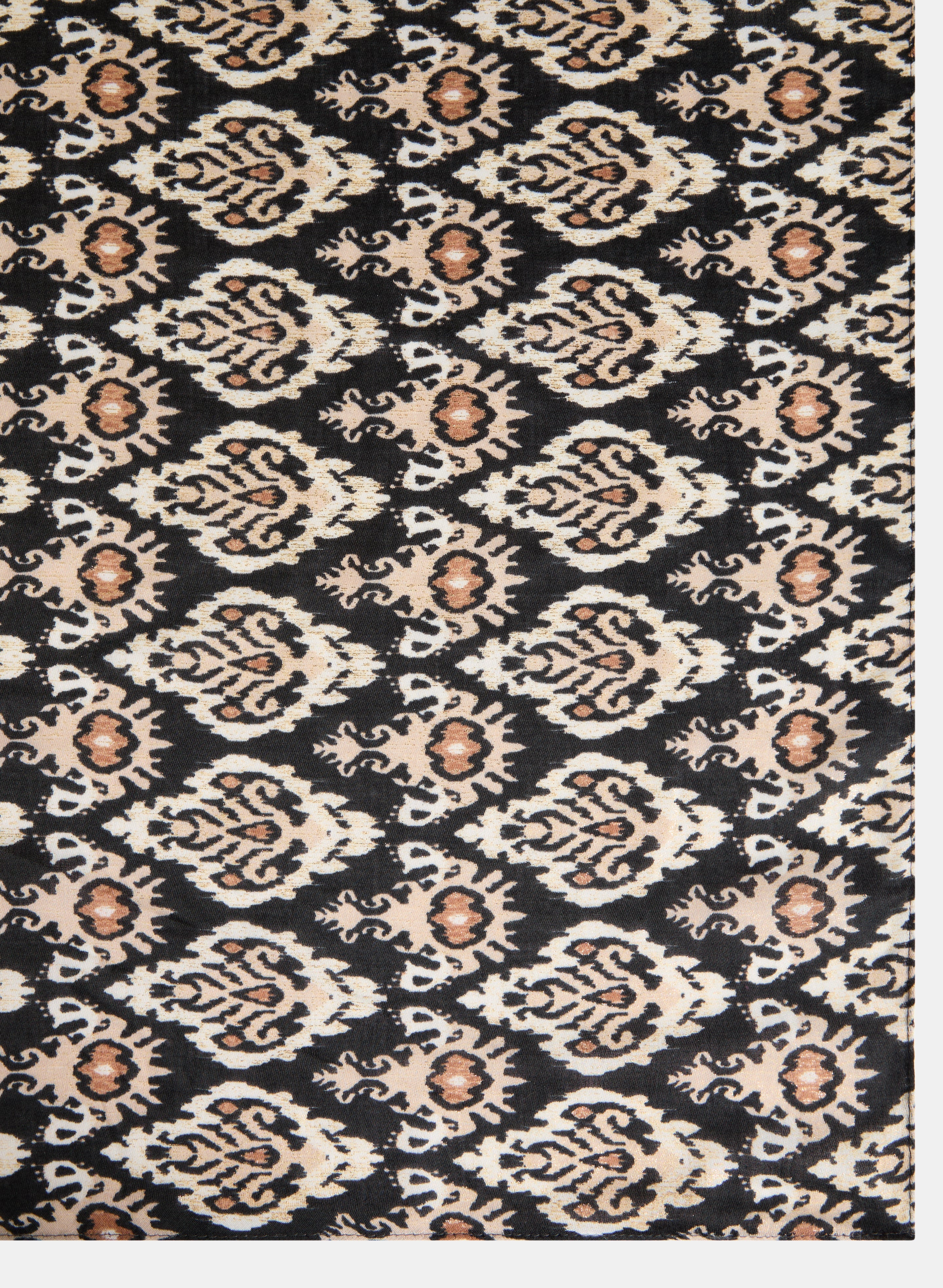 Damask Print Scarf
