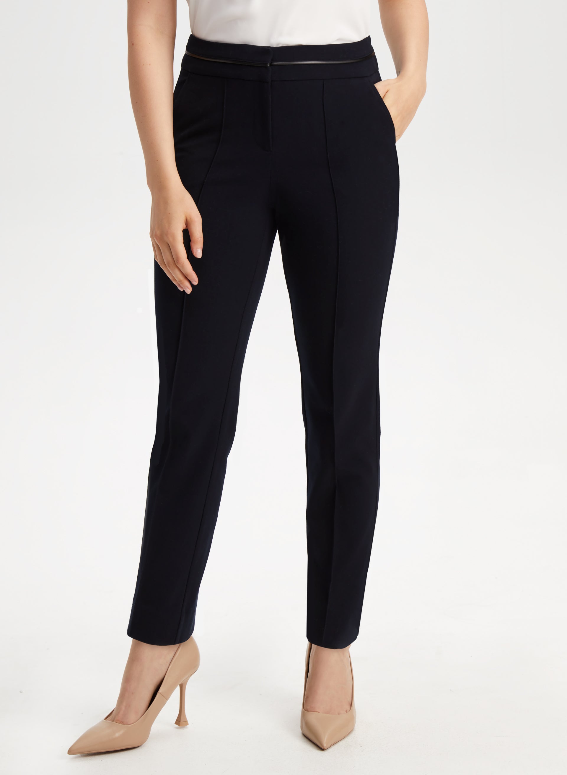 City Fit Straight Leg Pants