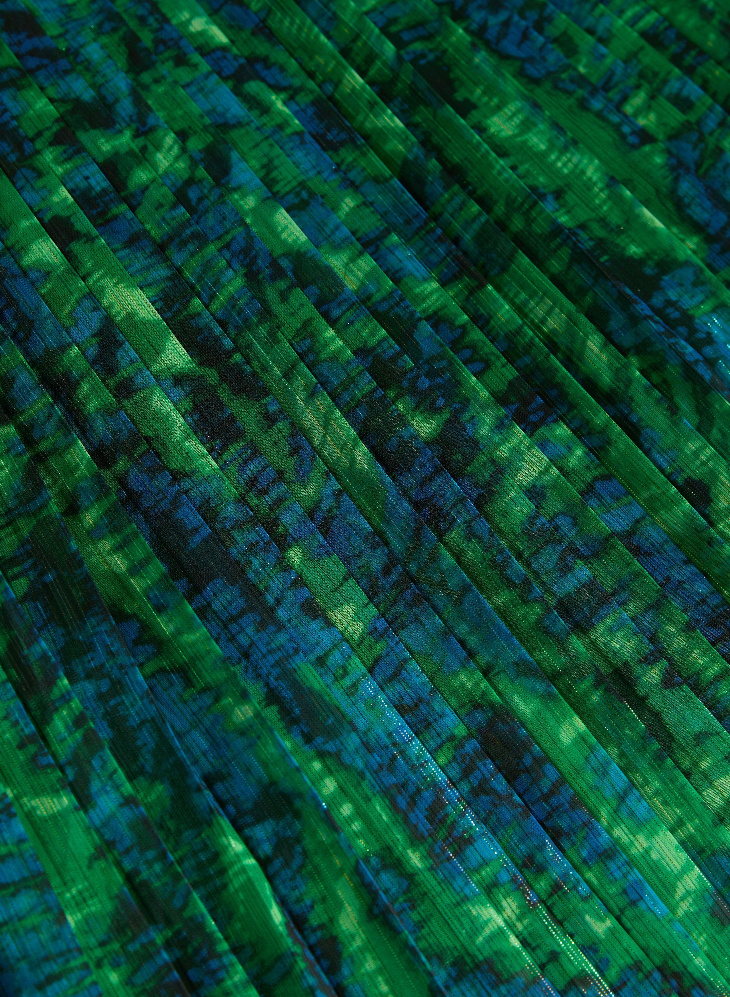 Chiffon Abstract Print Dress