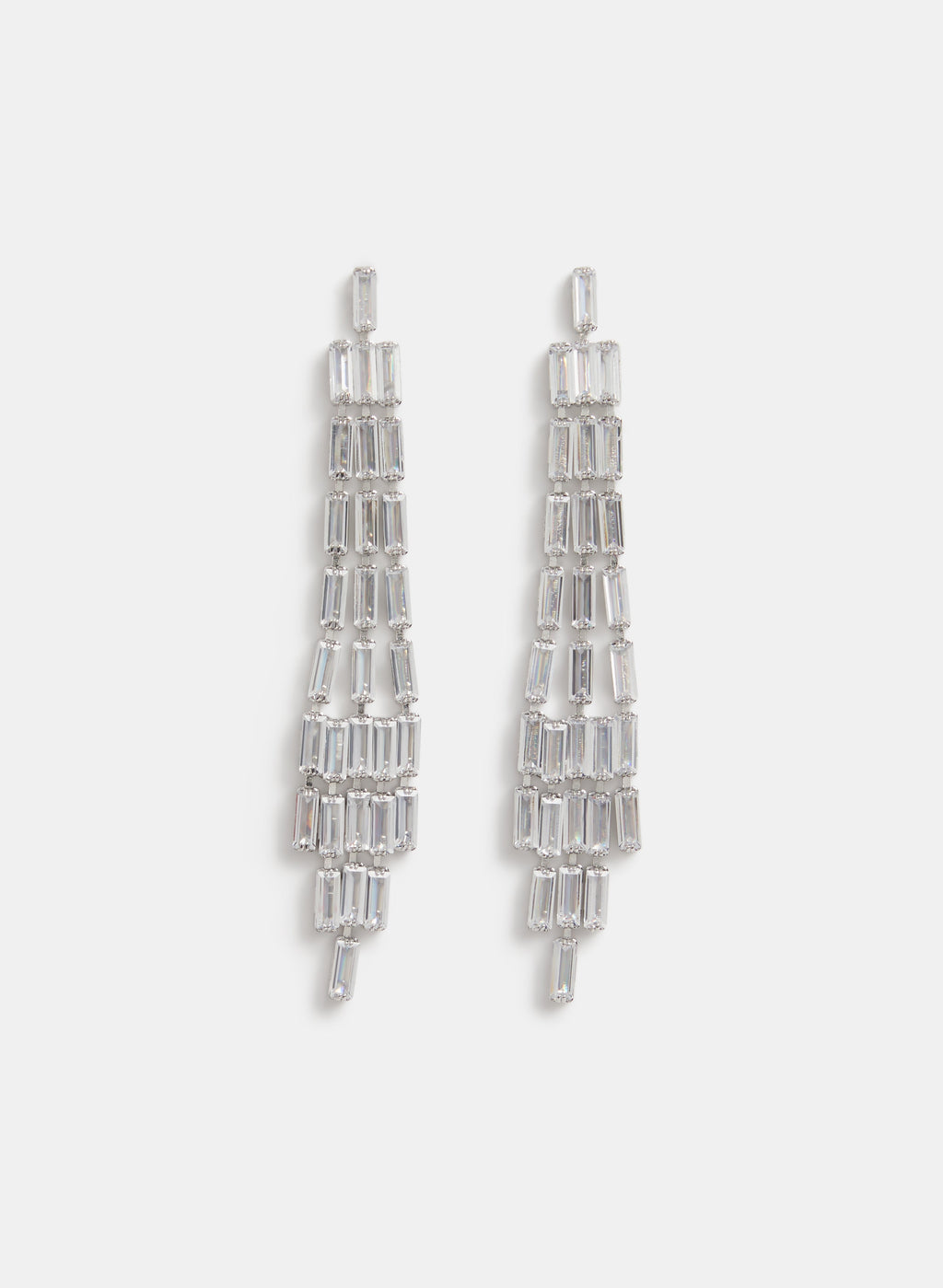 Baguette Chandelier Earrings