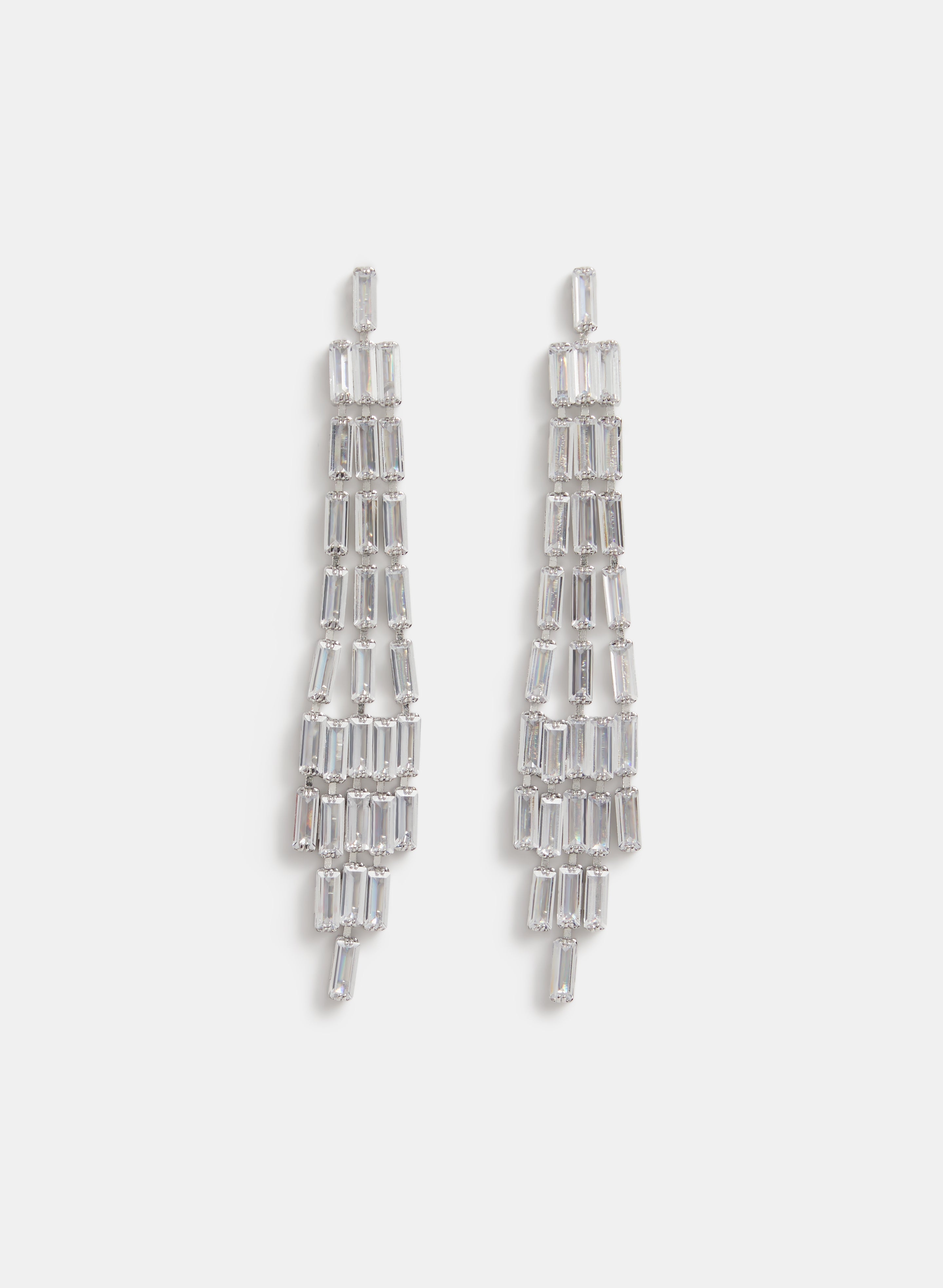 Baguette Chandelier Earrings