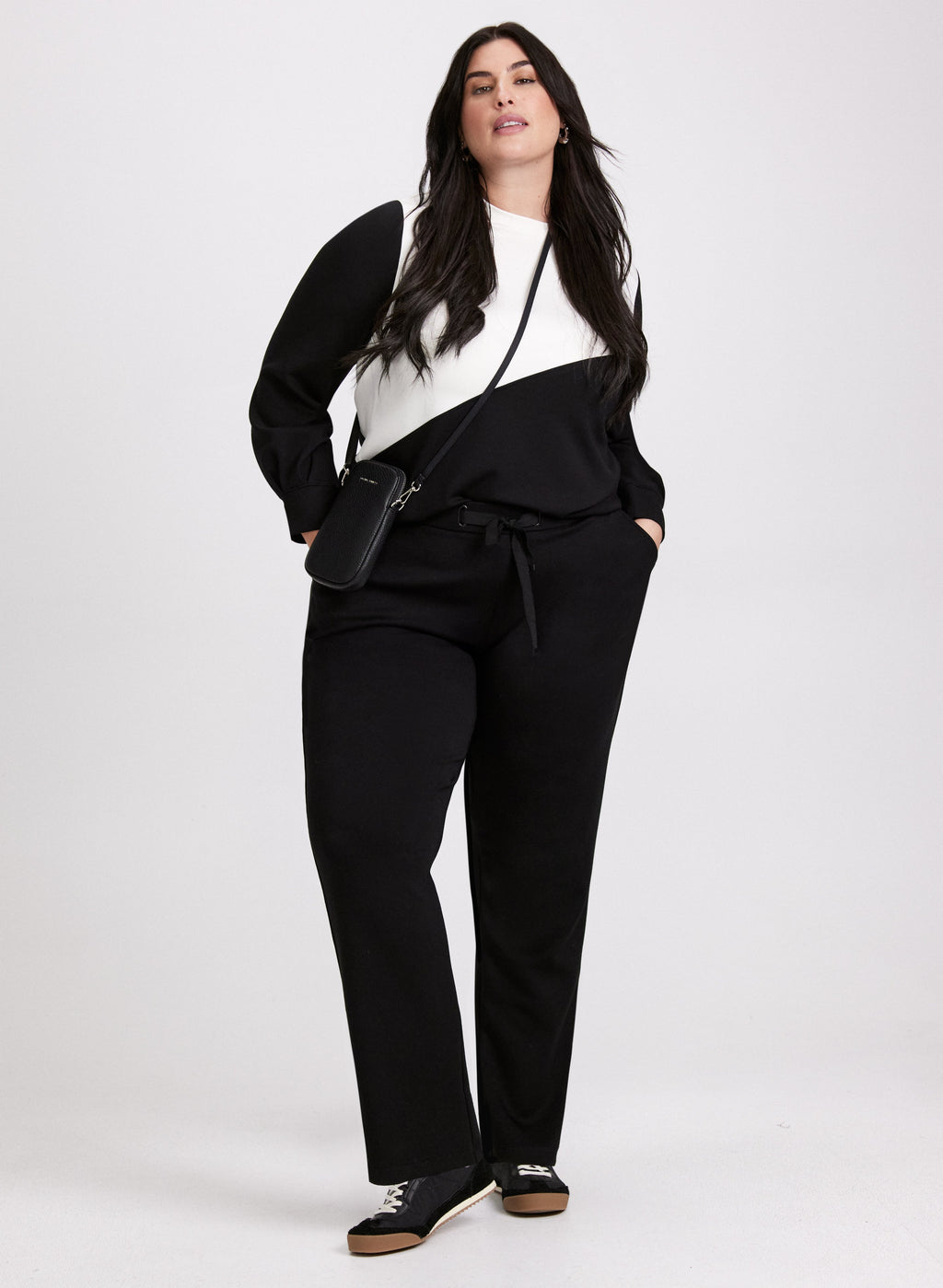 Colour Block Motif Top