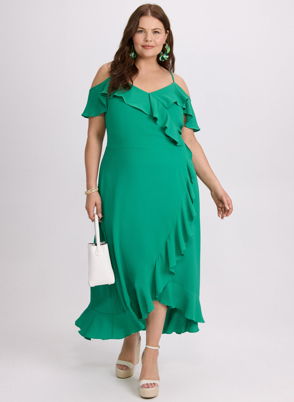 Cold Shoulder Midi Dress