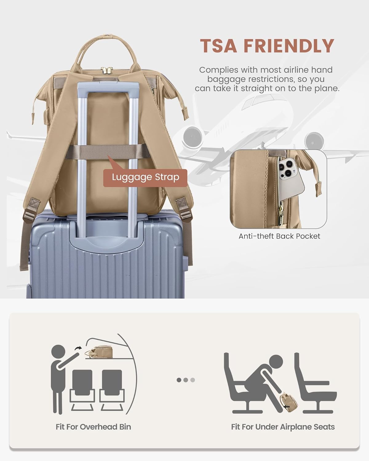 Chevron laptop backpack , 15.6 17.3