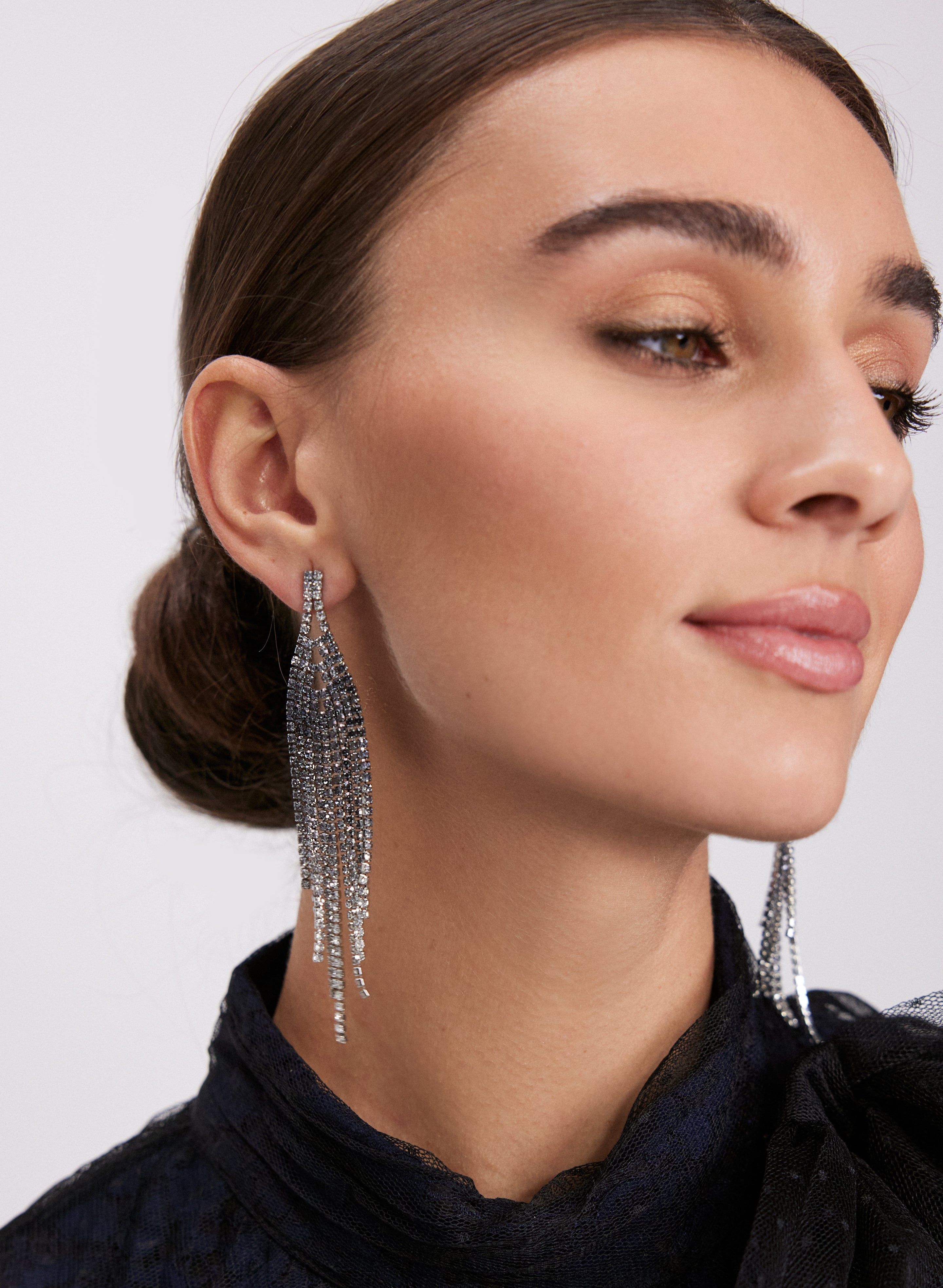 Crystal Cascade Earrings